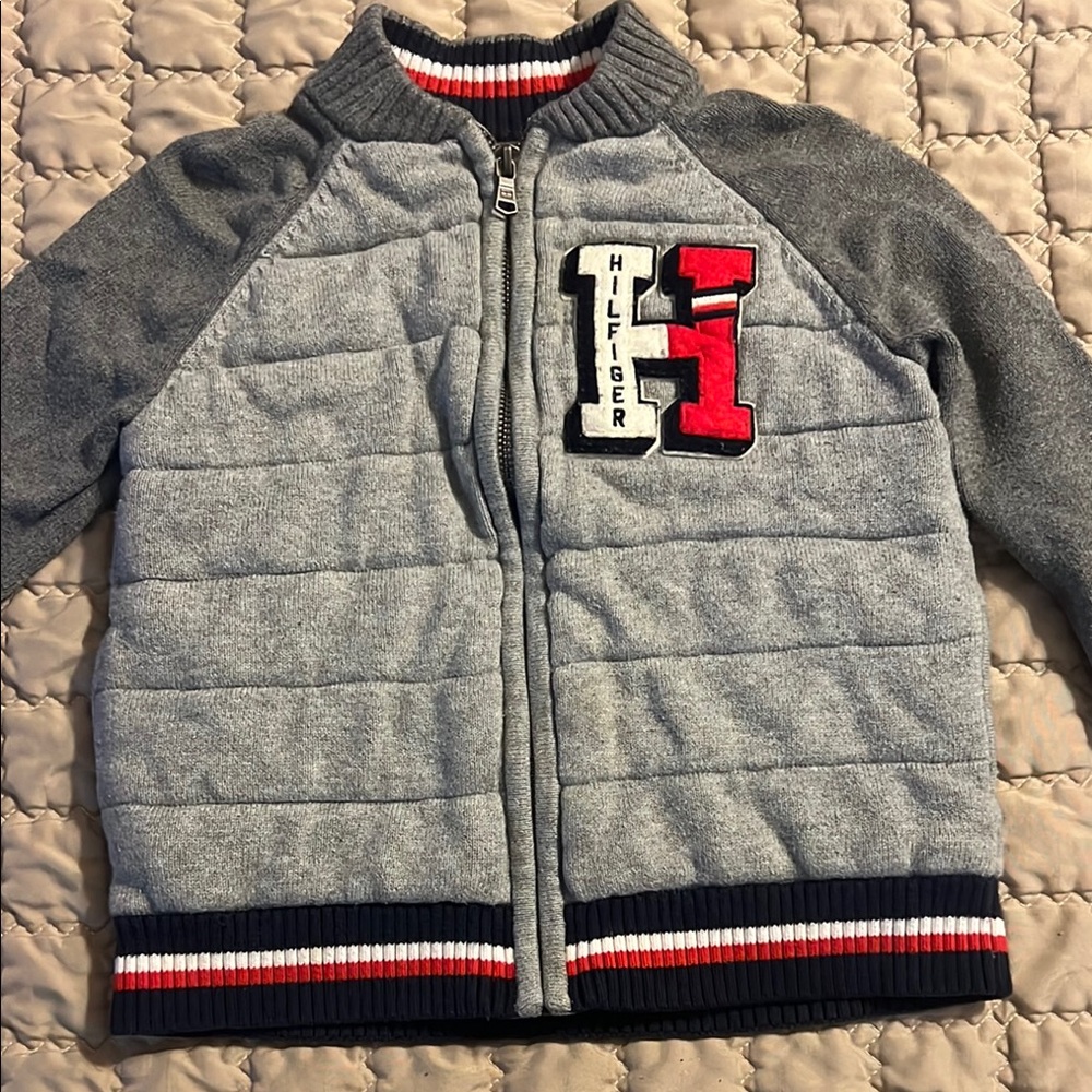 Tommy Hilfiger boys sweatshirt jacket size XS 4/5